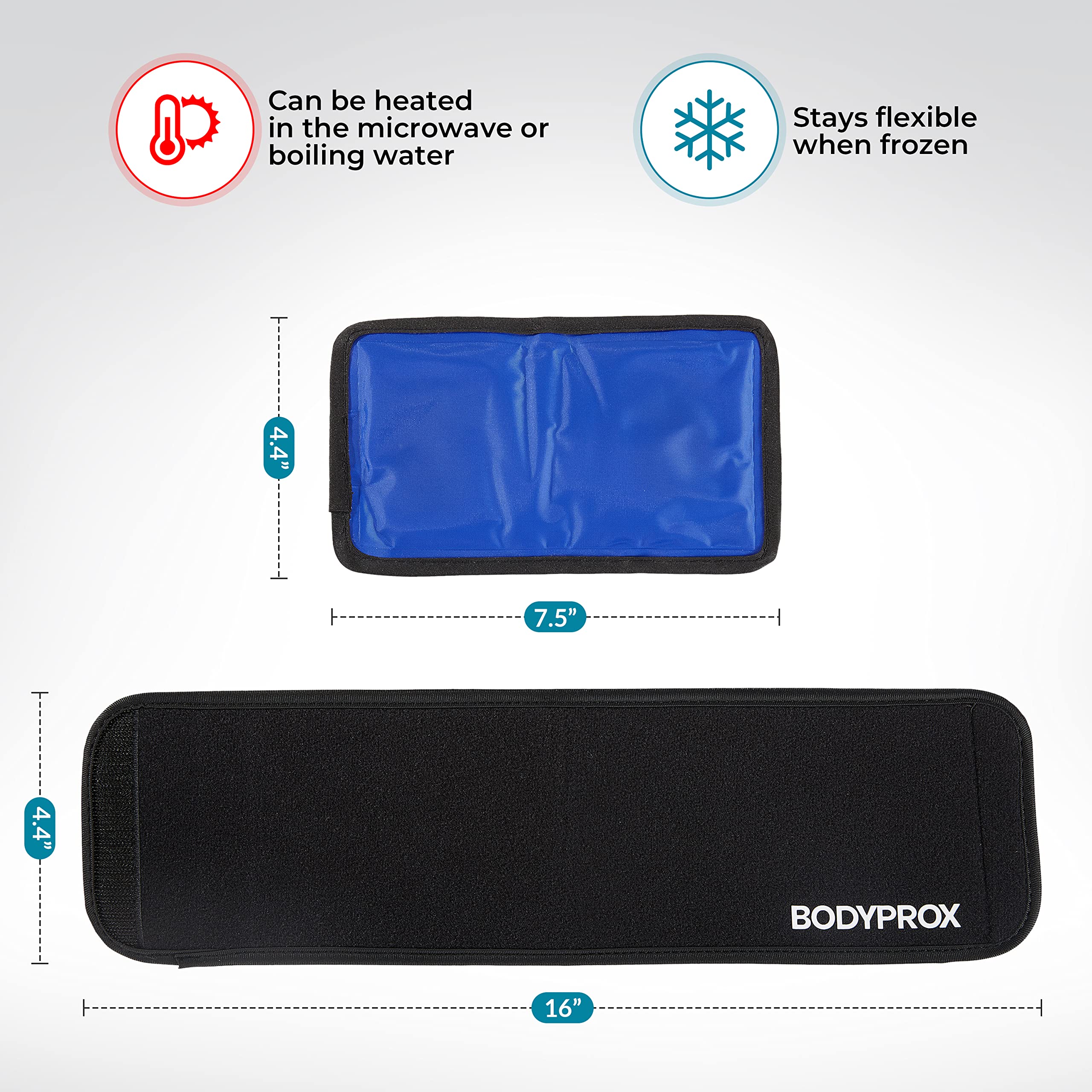 Bodyprox design réutilisable wrap offre une solution portable.