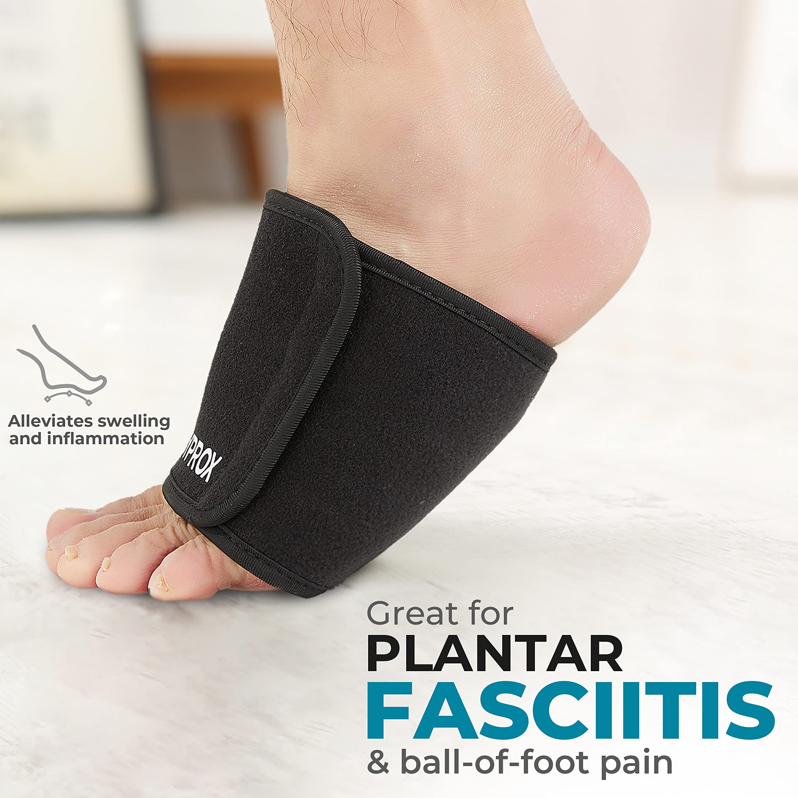 Bodyprox utilisation pied-cheville pour un confort lors de la marche.