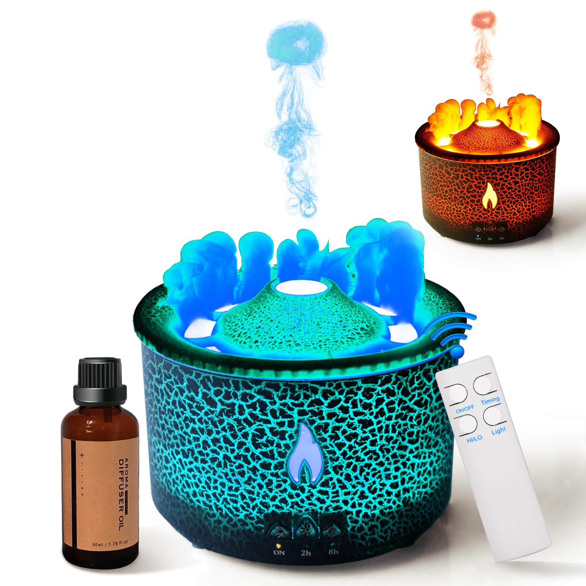 BOHOFAM Diffuseur d'arômes 360 ml, ambiance relaxante à domicile.
