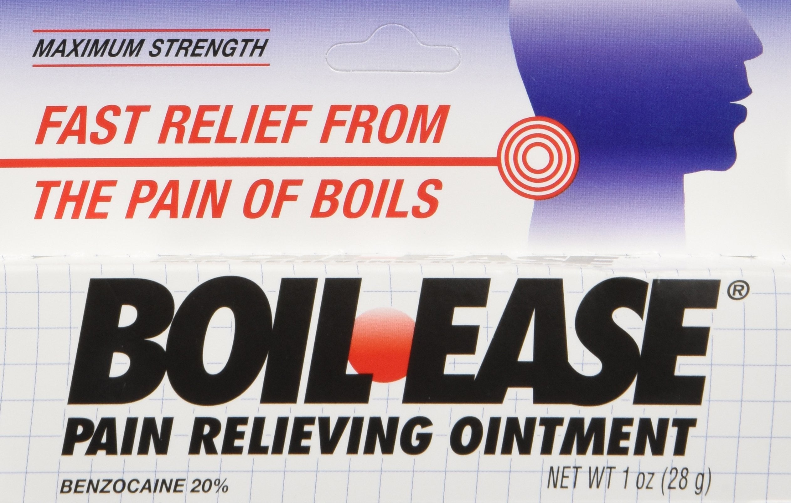 Boil Ease Pommade, pot 1 oz, prêt à l’emploi pour l’inconfort local
