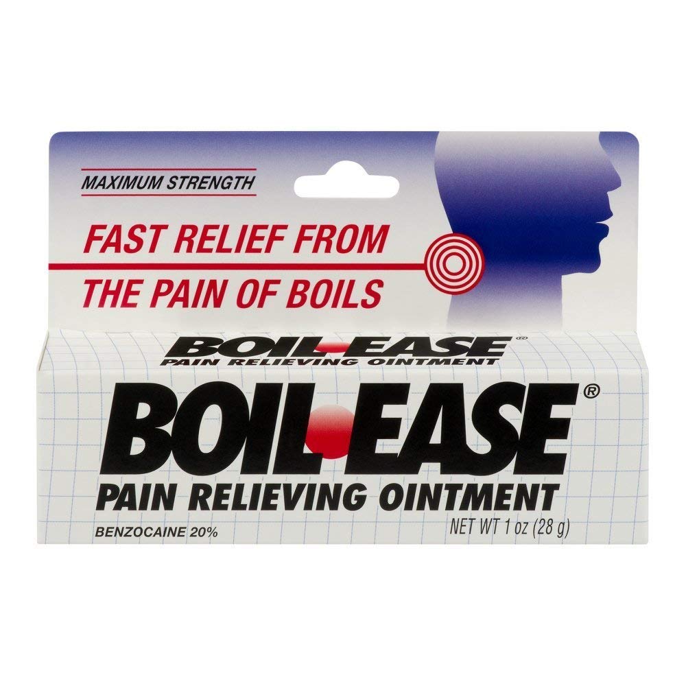Boil Ease, tube 1 oz, soulagement temporaire de la douleur des furoncles.
