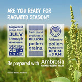 Gamme Boiron Allergie avec des alternatives comme AllergyCalm et SinusCalm.