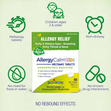 Formulation sans colorants ni arômes artificiels Boiron AllergyCalm Kids