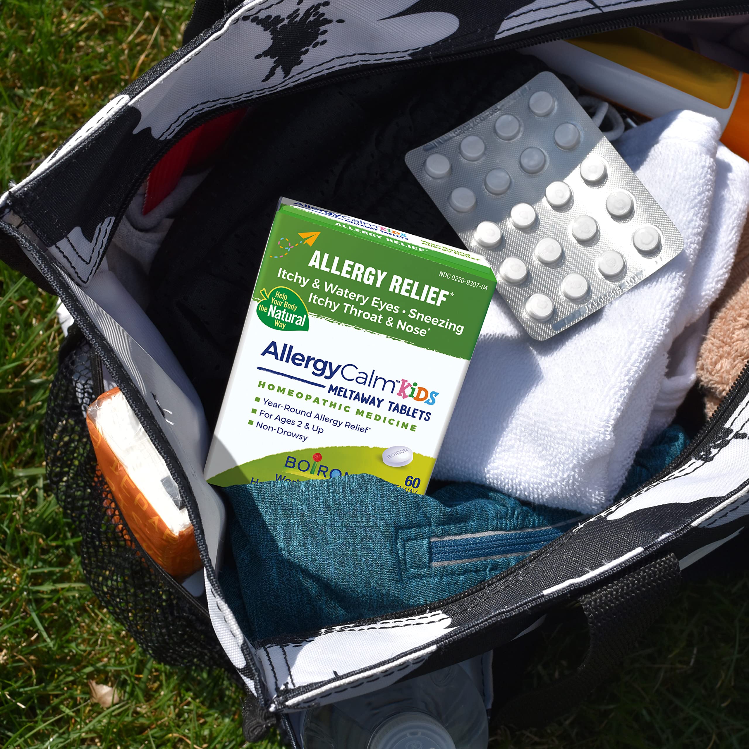Symptômes oculaires et nasaux potentiellement soulagés avec AllergyCalm Kids