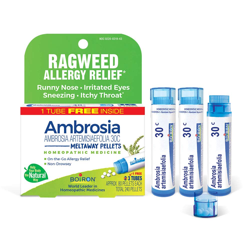 Boiron Ambrosia 30C pellets fondants sous langue, pratique et rapide.