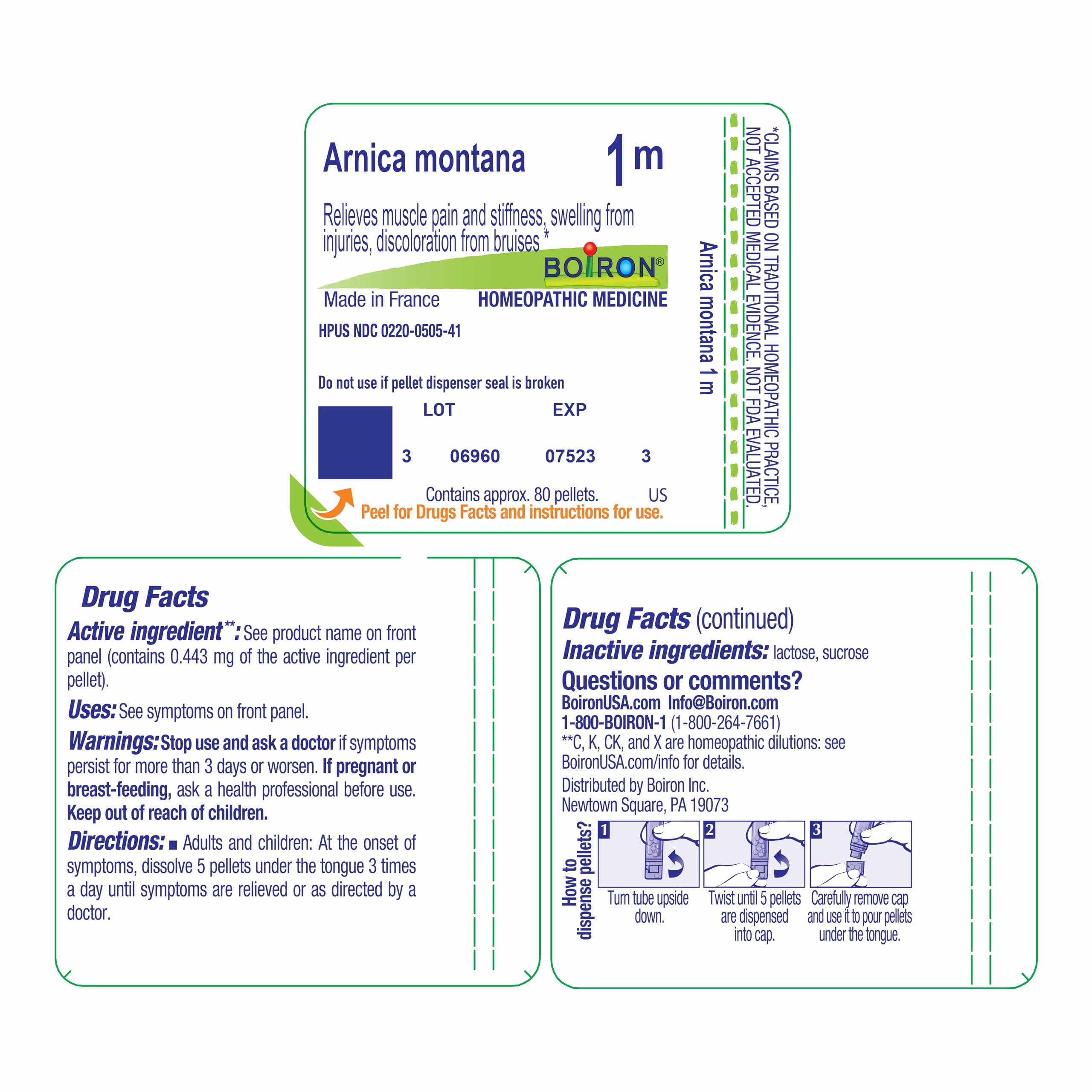 HSA et FSA – Boiron Arnica 1M éligible.