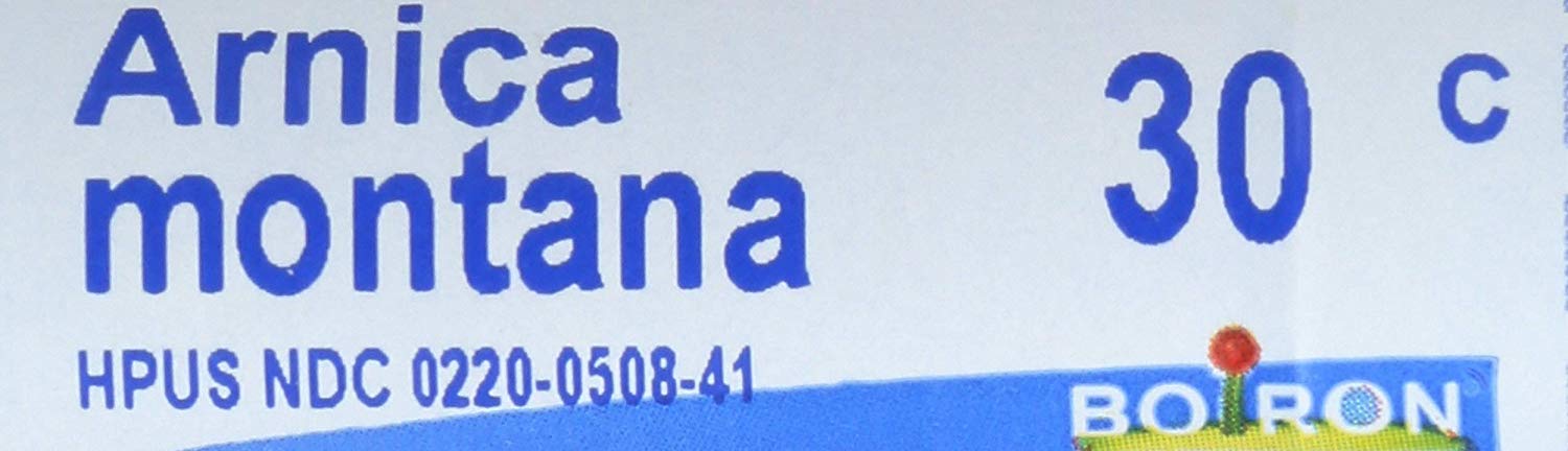 Boiron Arnica Montana 30C, granules faciles à prendre, pratique après effort physique