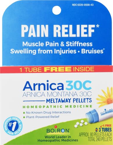 Boiron Arnica Montana 30C - pellets sous-langue faciles à dissoudre pour un dosage discret.