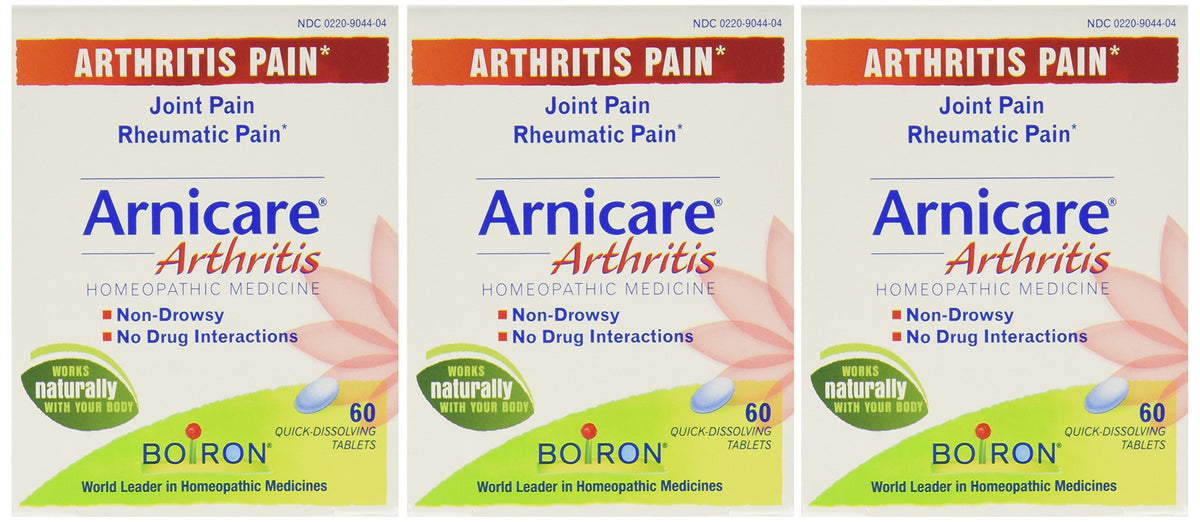 Boiron Arnicare Arthrite – comprimés 60t, soutien possible pour douleurs articulaires.
