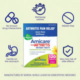 Boiron Arnicare Arthritis – flacon de 60 comprimés prêt à emporter.