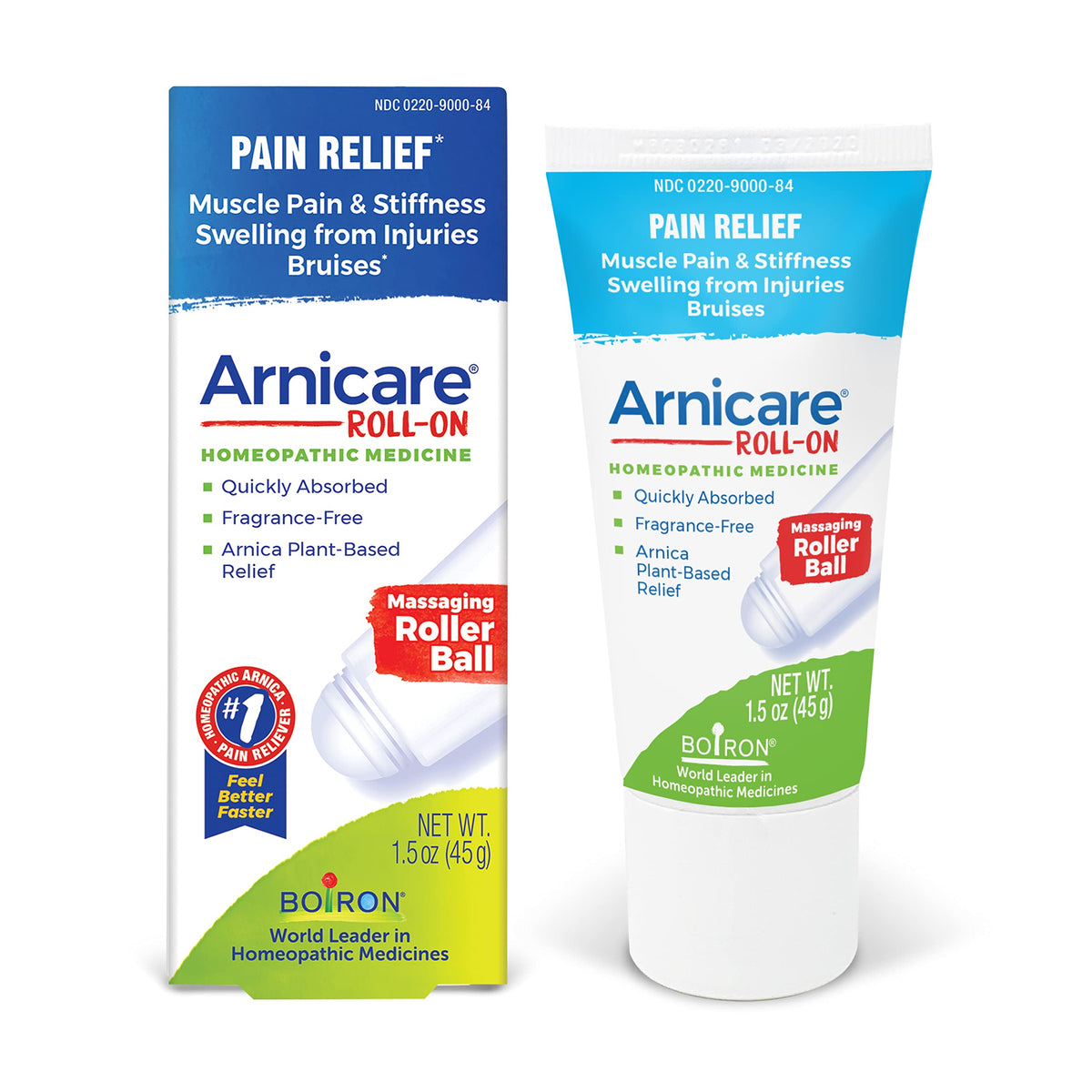 Boiron Arnicare Roll-On Gel sur les bleus, soulage rapidement la douleur localisée.