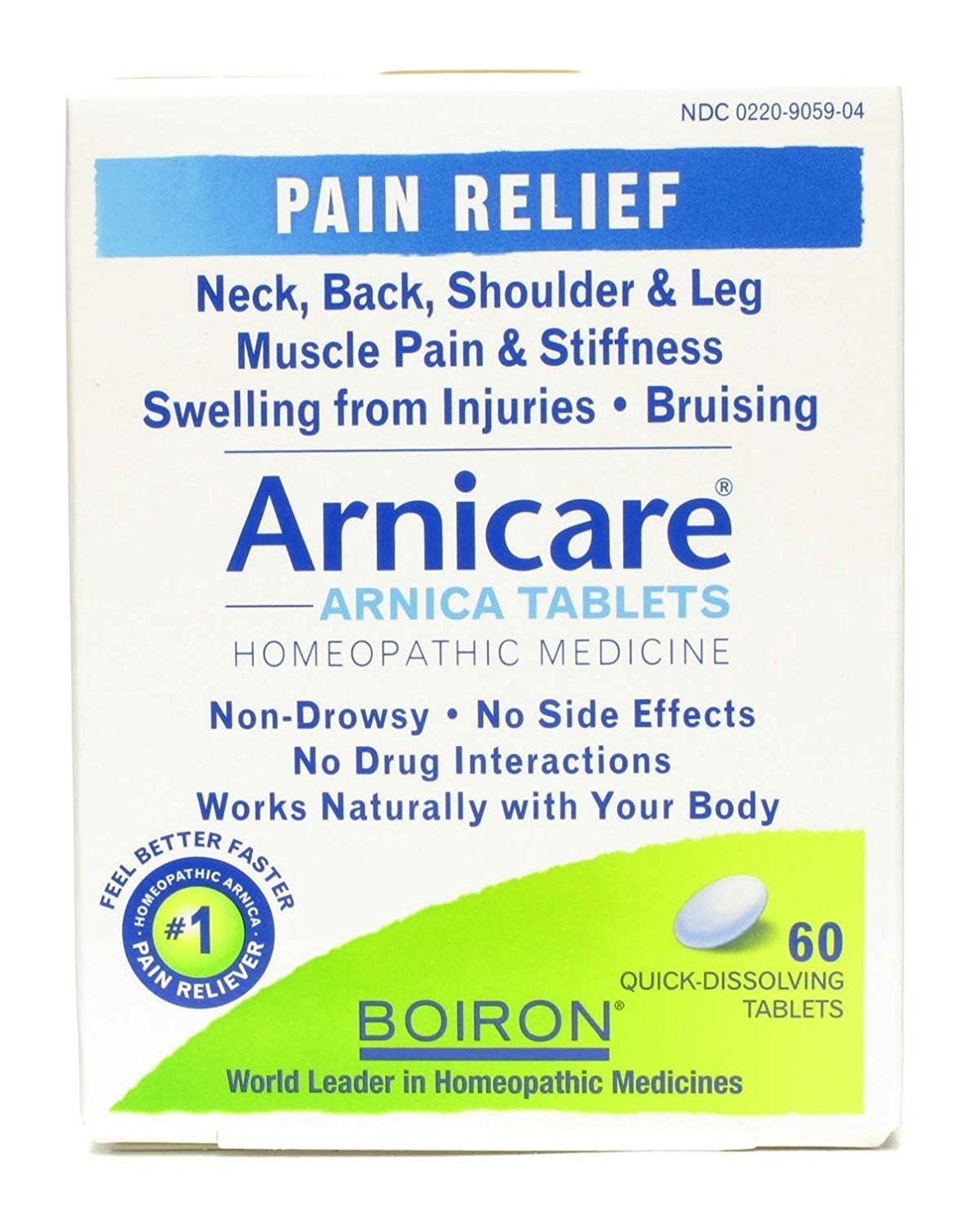 Boiron Arnicare tablettes, lot de 3, pour une utilisation après des efforts quotidiens.