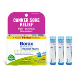 Boiron Borax 6C pellets dans la boîte, pratique à emporter lors des déplacements.