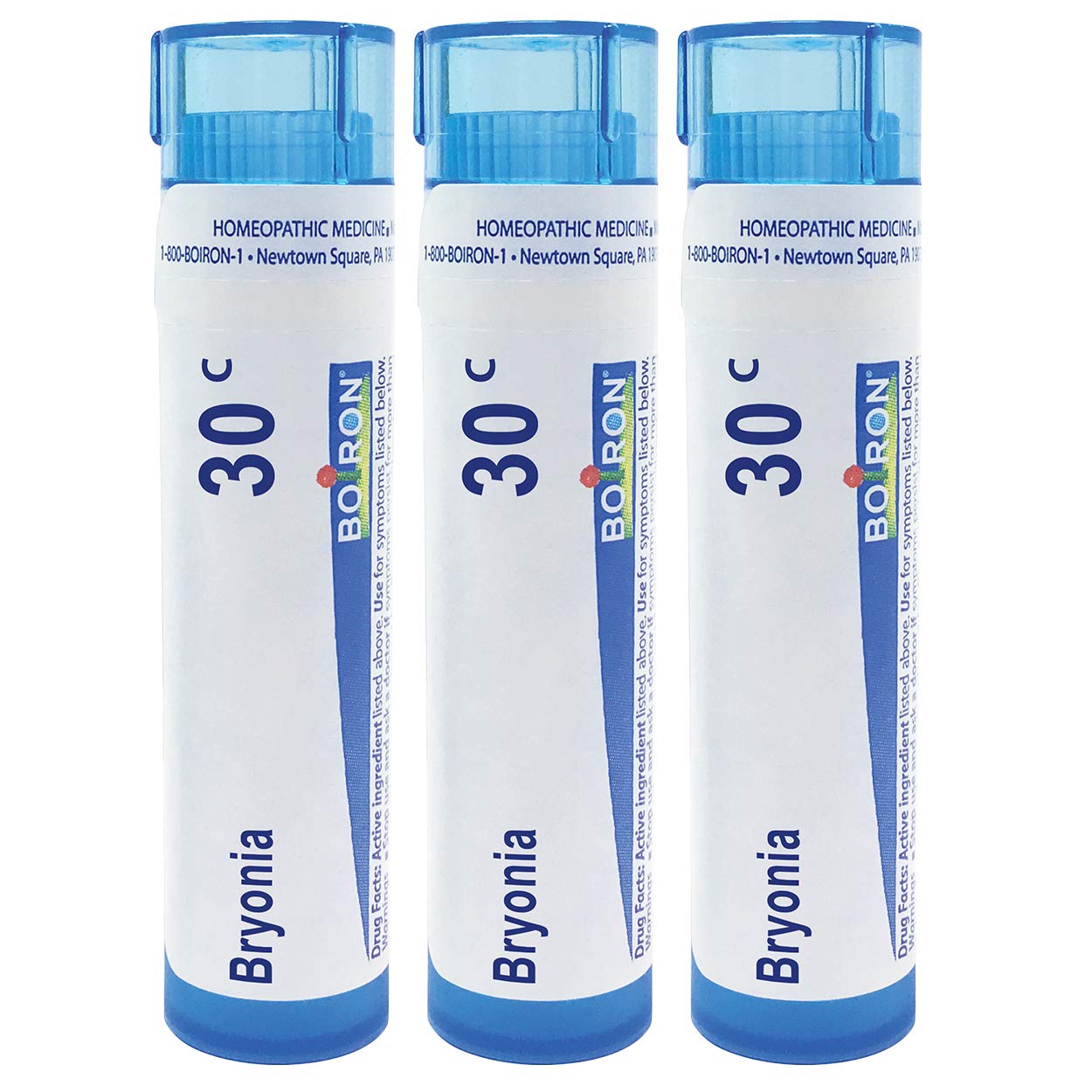 Bryonia 30c Boiron – boîte et étiquette, format pratique pour les premiers signes.