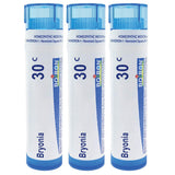 Bryonia 30c Boiron – boîte et étiquette, format pratique pour les premiers signes.