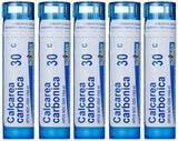 Boiron Calcarea Carbonica 30C granules dans un tube de 80, usage pratique.
