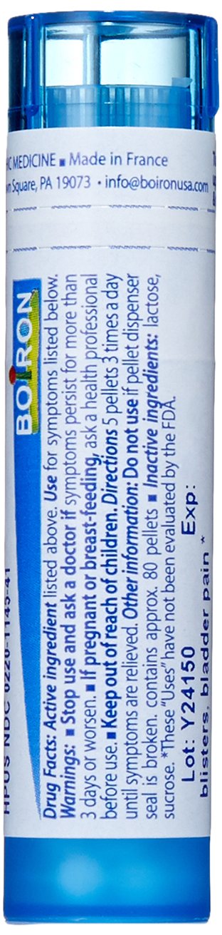 Boiron Cantharis 30C, emballage original facile à transporter