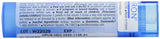 Boiron Cantharis 30C, contrôle qualité pharmaceutique