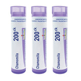 Boiron Chamomilla 200CK: pellets fondent sous la langue, prise discrète et rapide.