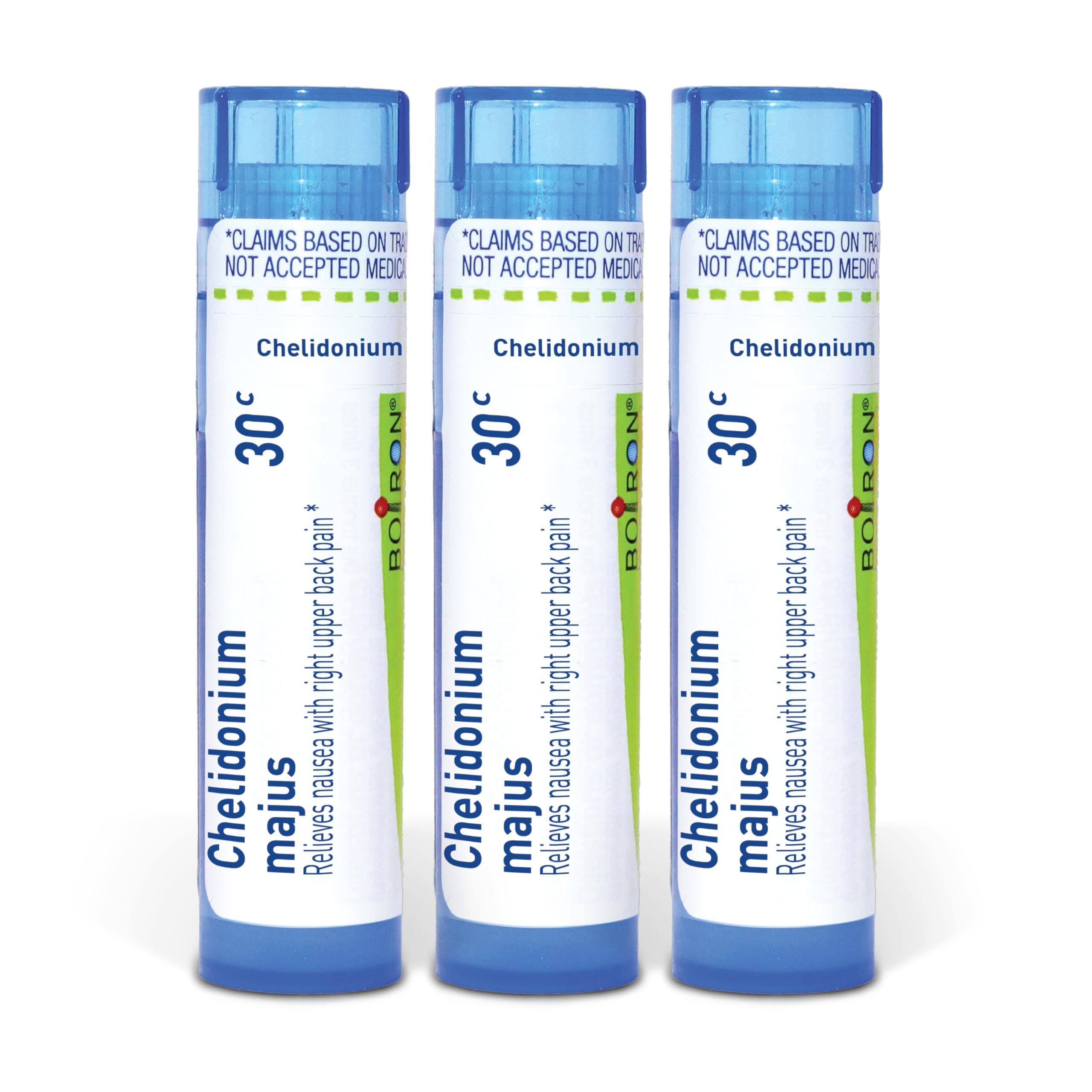 Boiron Chelidonium Majus 30C pellets en tube, format pratique pour usage quotidien.