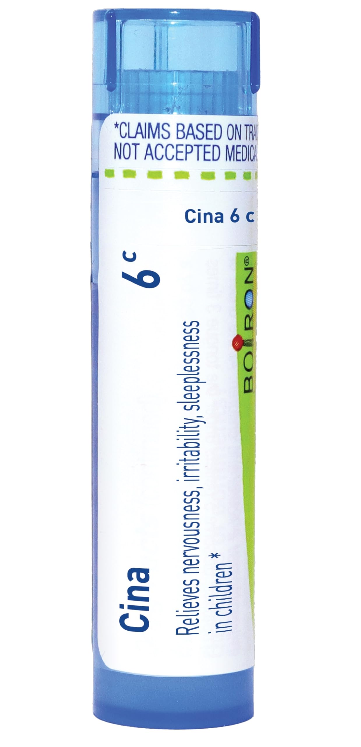 Boiron Cina 6C : pellets fondent sous la langue, prise rapide en déplacement.