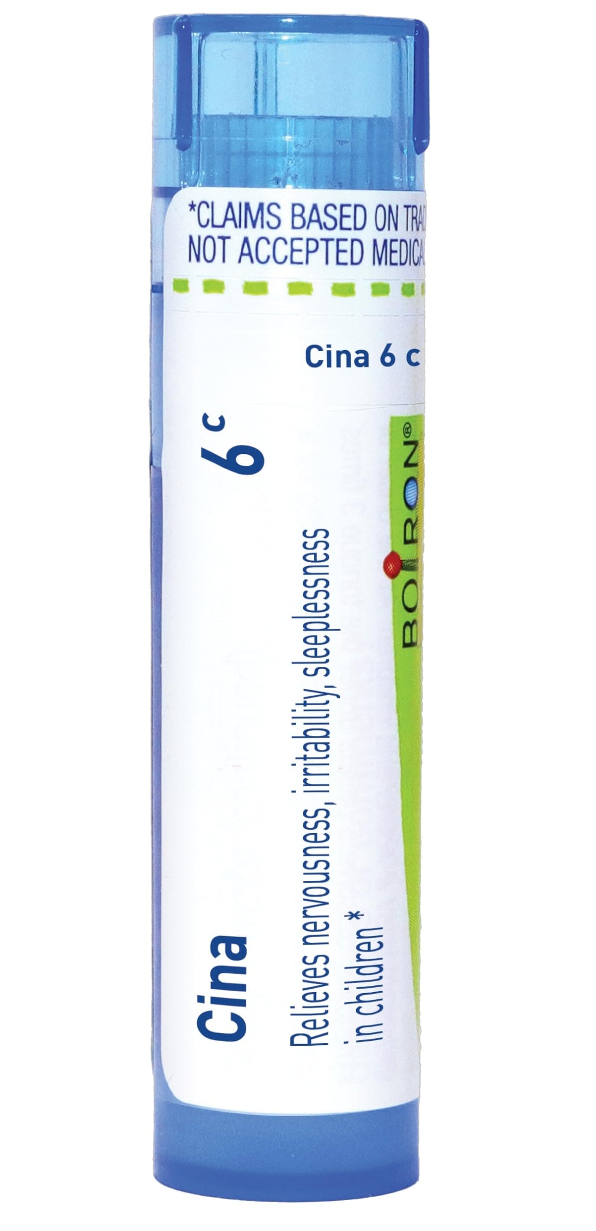 Boiron Cina 6C : pellets fondent sous la langue, prise rapide en déplacement.