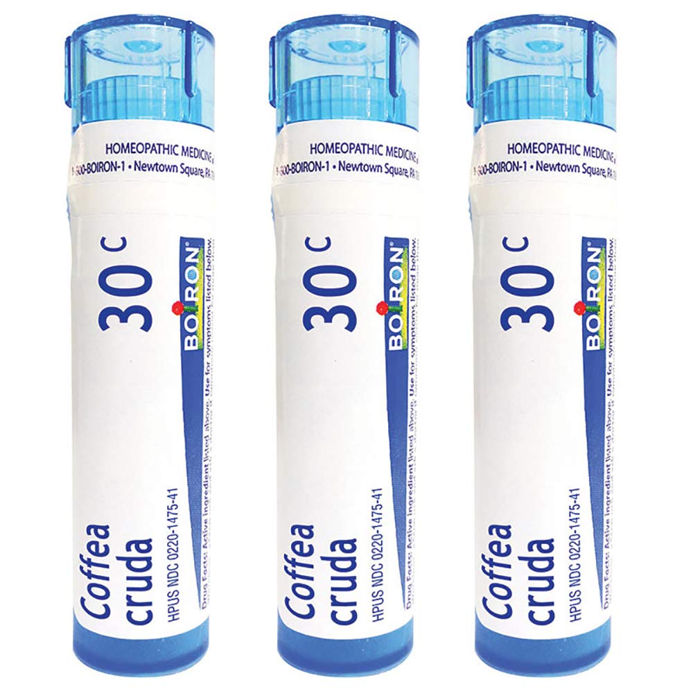 Boiron Coffea Cruda, boîte-tubes, solution pratique pour le sommeil.