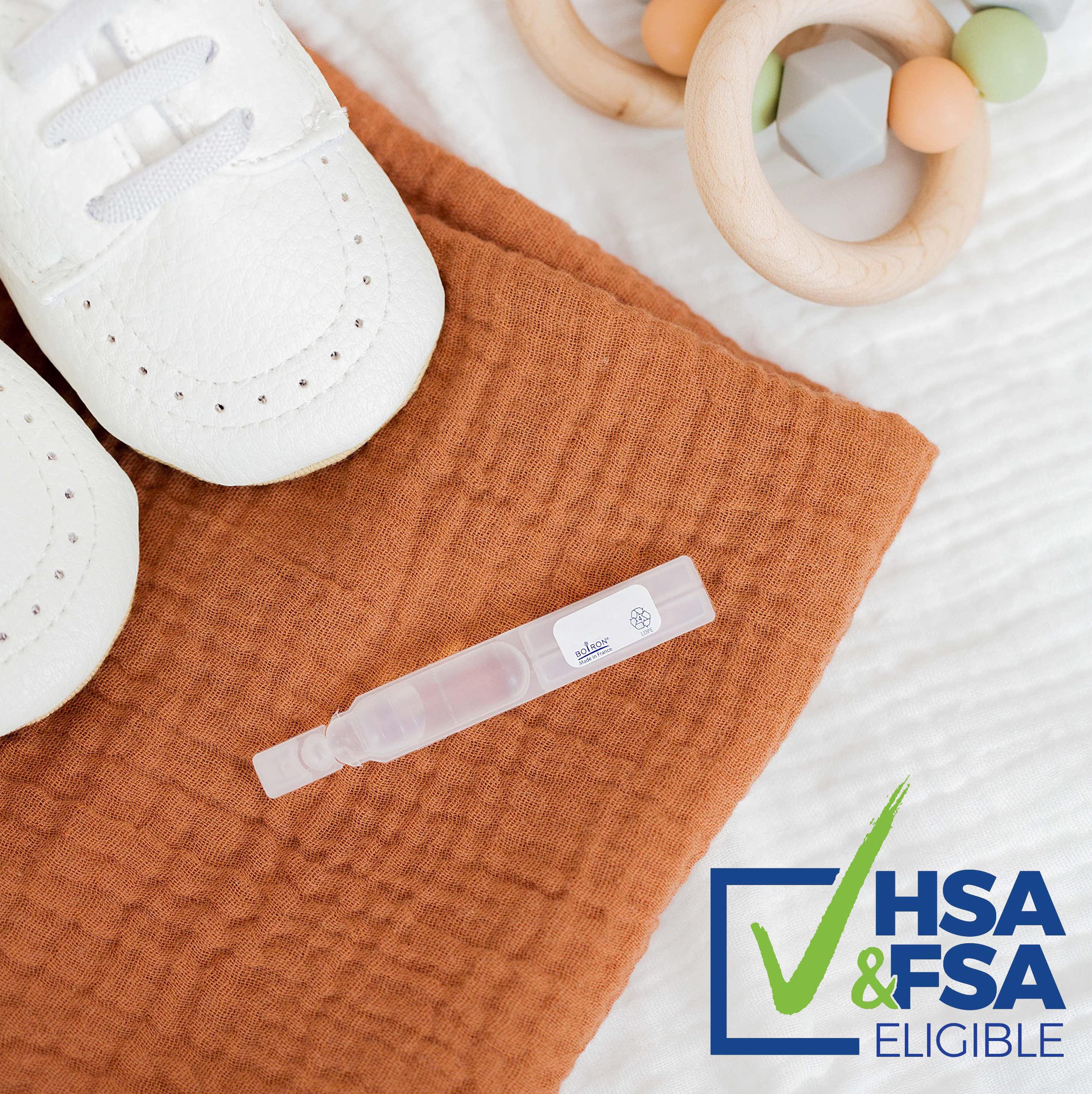 Boiron ColdCalm Bebe – ingrédients non-OGM, sans parfum ni colorant.