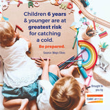 Boiron ColdCalm Kids, prise sans eau idéale pour les enfants.