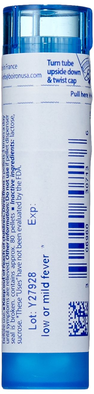 Lot de 5 Boiron Ferrum Phosphoricum 30C pour usage domestique et voyage.