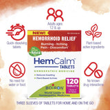 Boiron HemCalm — emballage blister pratique pour un usage rapide.