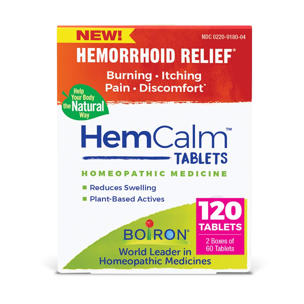 Boiron HemCalm — pastilles fondantes, soulagement des irritations internes et externes.