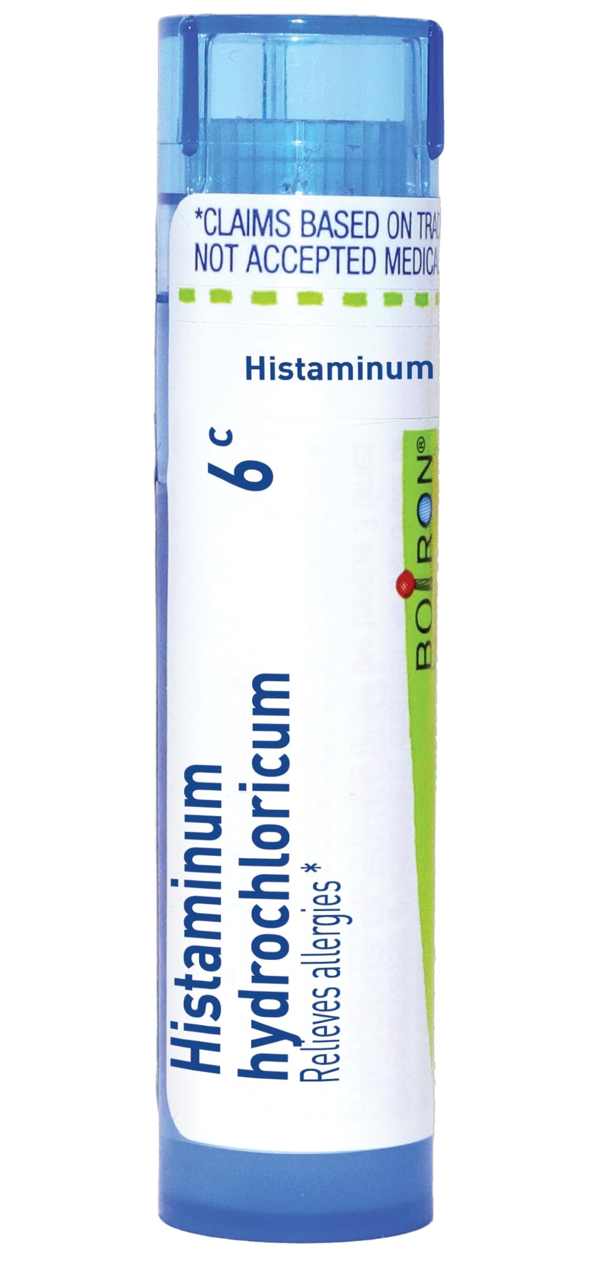 Boiron Histaminum Hydrochloricum 6C, tube pratique pour emporter et soulager les allergies.