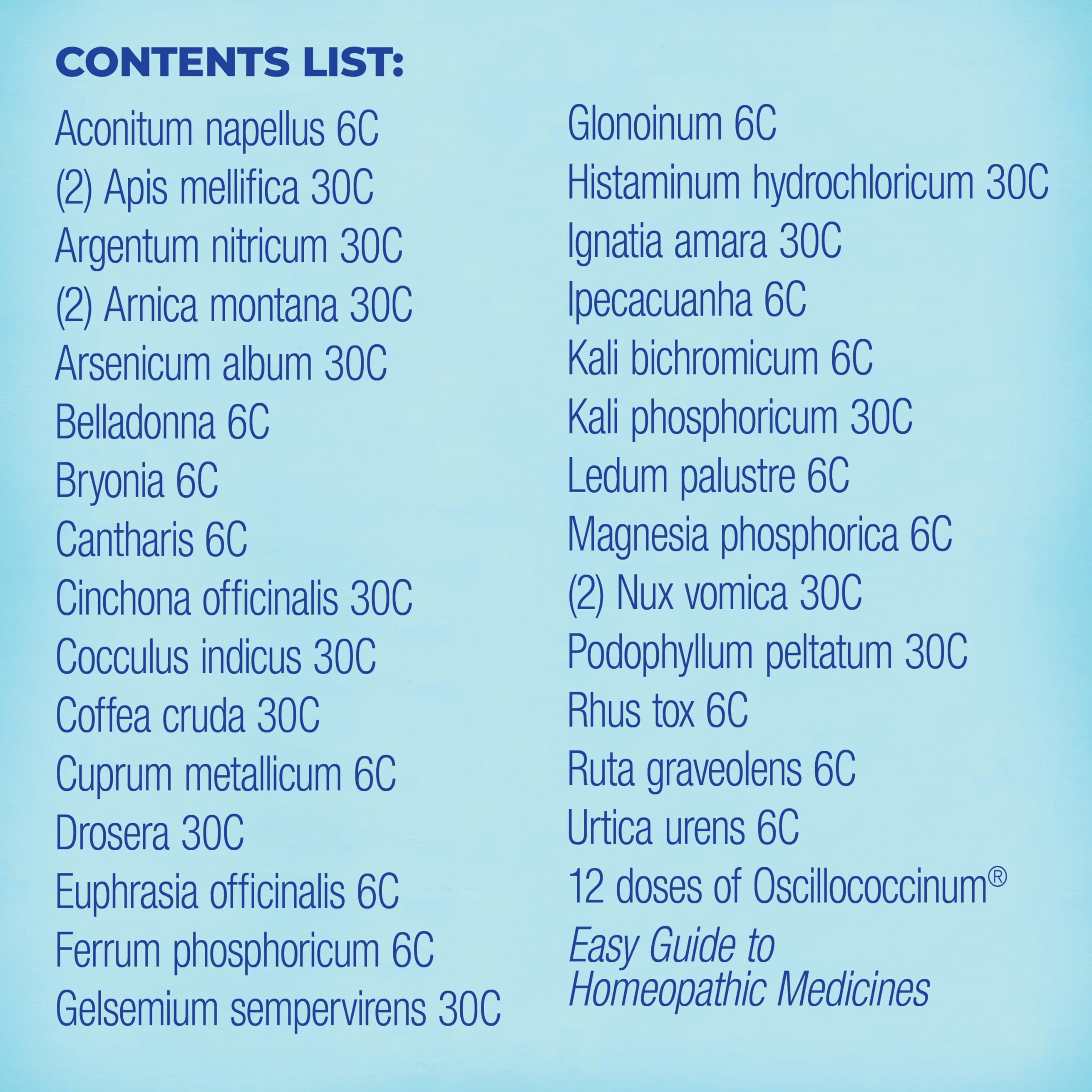 Boiron HomeoFamily : guide facile inclus pour comprendre chaque tube.