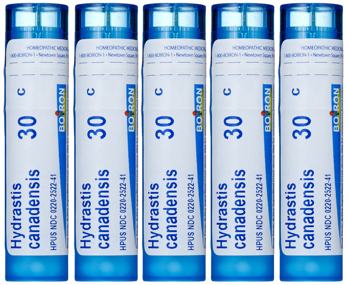 Boiron Hydratis Canadensis : granules de 80 par tube, solution pratique pour l'écoulement post-nasal.
