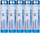 Boiron Hydratis Canadensis : granules de 80 par tube, solution pratique pour l'écoulement post-nasal.