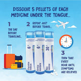 Nux vomica 30C dans Boiron Jet Lag Relief Kit pour somnolence.