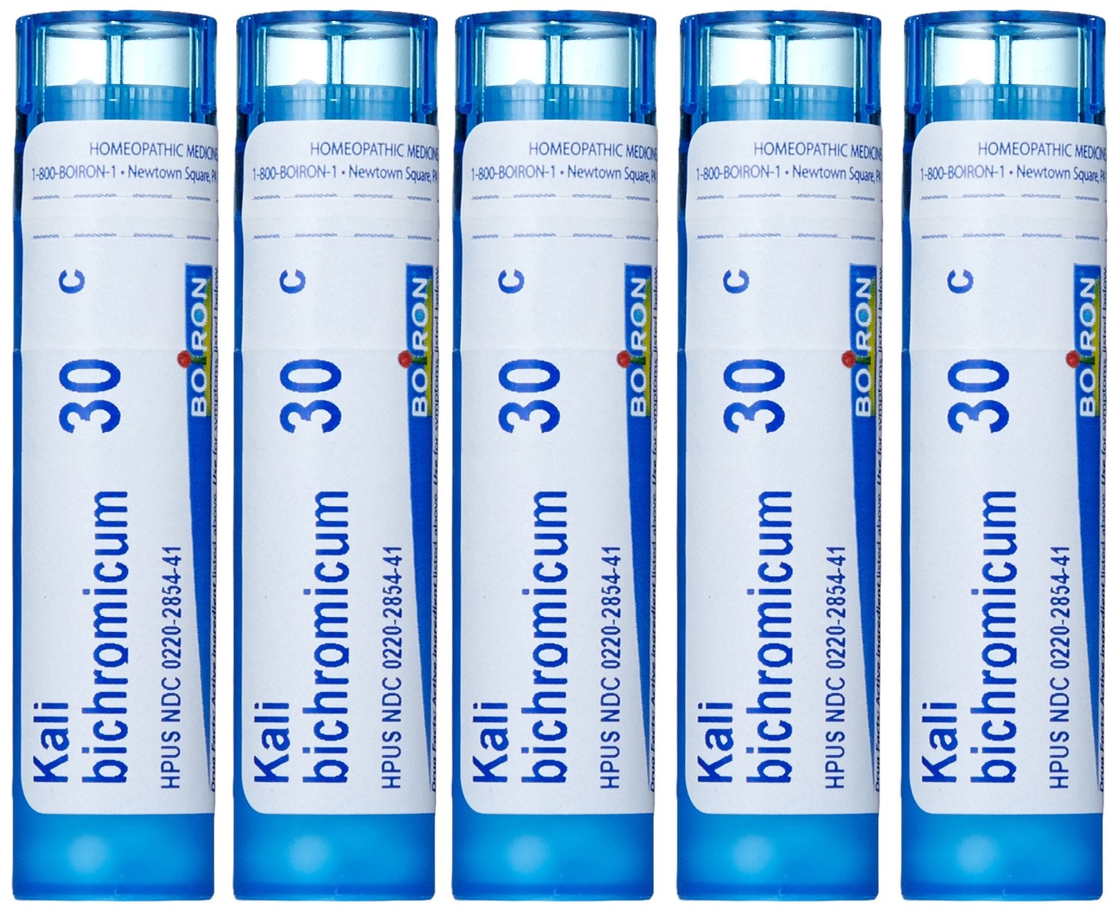 Kali Bichromicum de Boiron, granules à dissolution rapide, pratique dès les premiers signes de rhume.