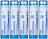 Kali Bichromicum de Boiron, granules à dissolution rapide, pratique dès les premiers signes de rhume.