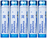 Boiron Magnésie Phosphorique 30C, boîte pellets dissous rapidement pour confort abdominal.
