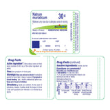 Boiron Natrum Muriaticum : flacon pratique pour toute la famille.