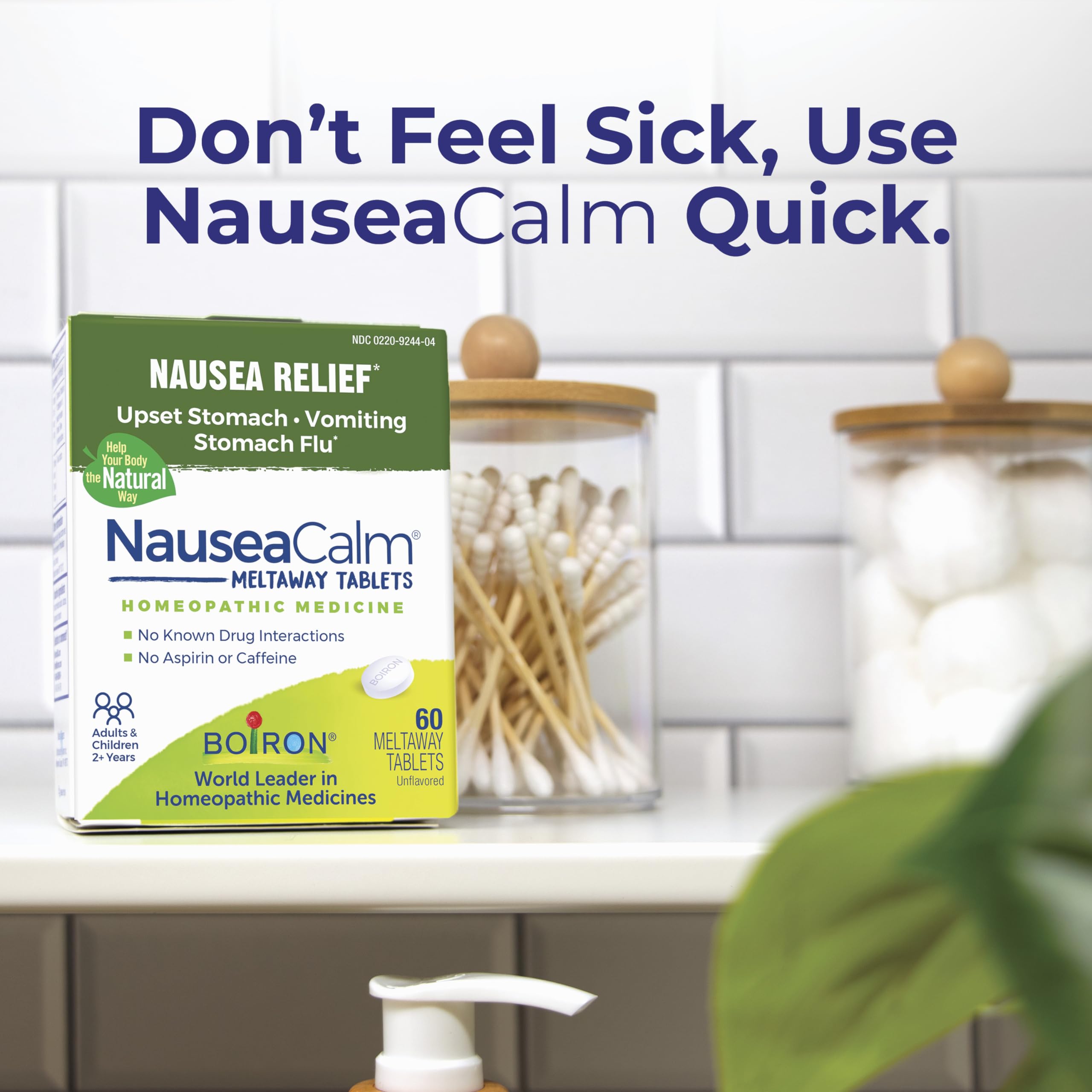 Boiron NauseaCalm — formule douce à base de plantes pour le confort digestif.
