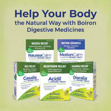 Boiron NauseaCalm sans gluten pour régimes sensibles.
