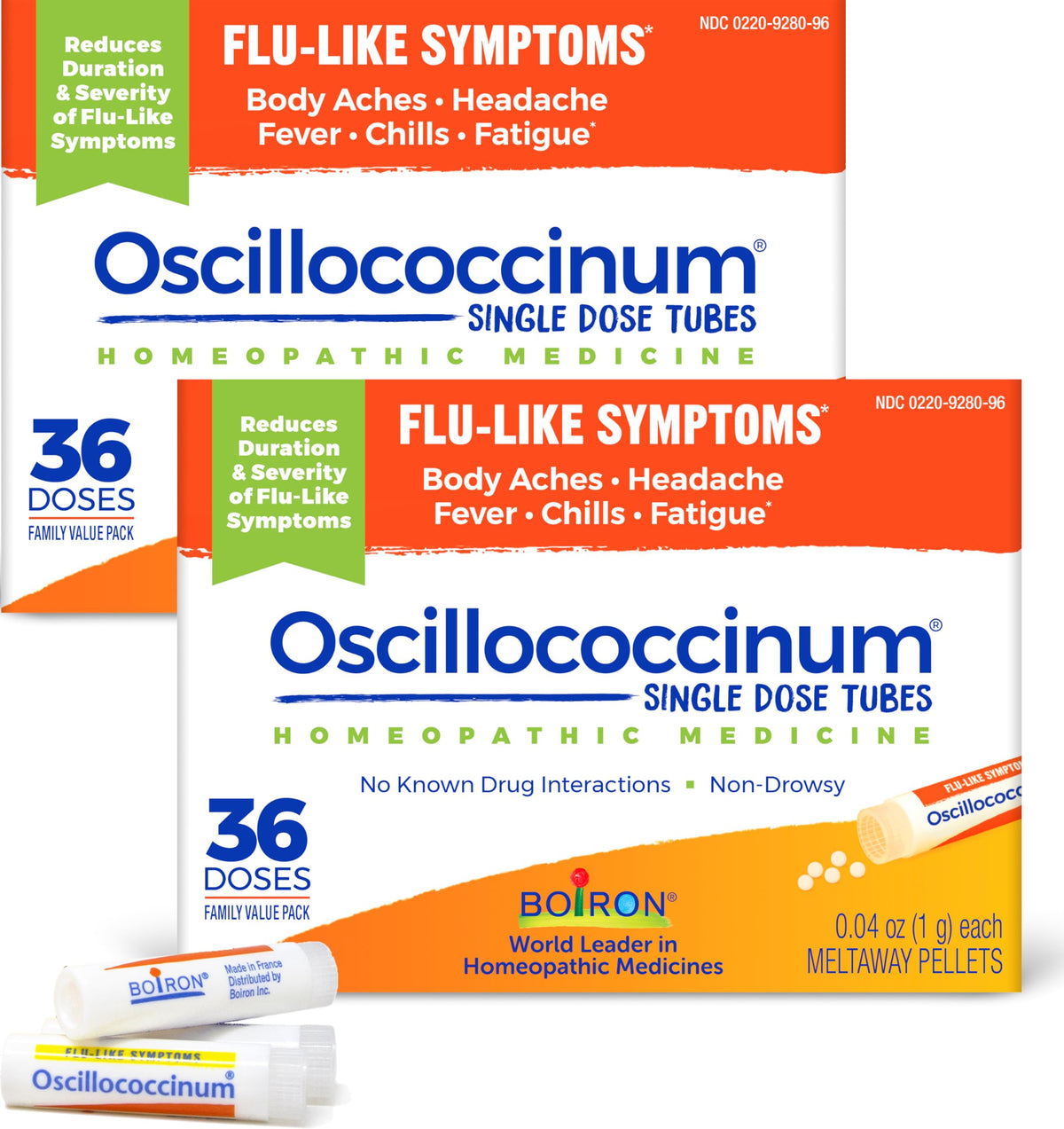 Boiron Oscillococcinum: boîte 72 doses, pratique pour toute la famille