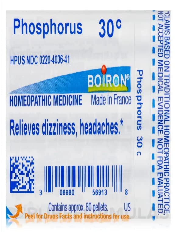 Qualité Boiron et ingrédients HPUS pour la pureté.