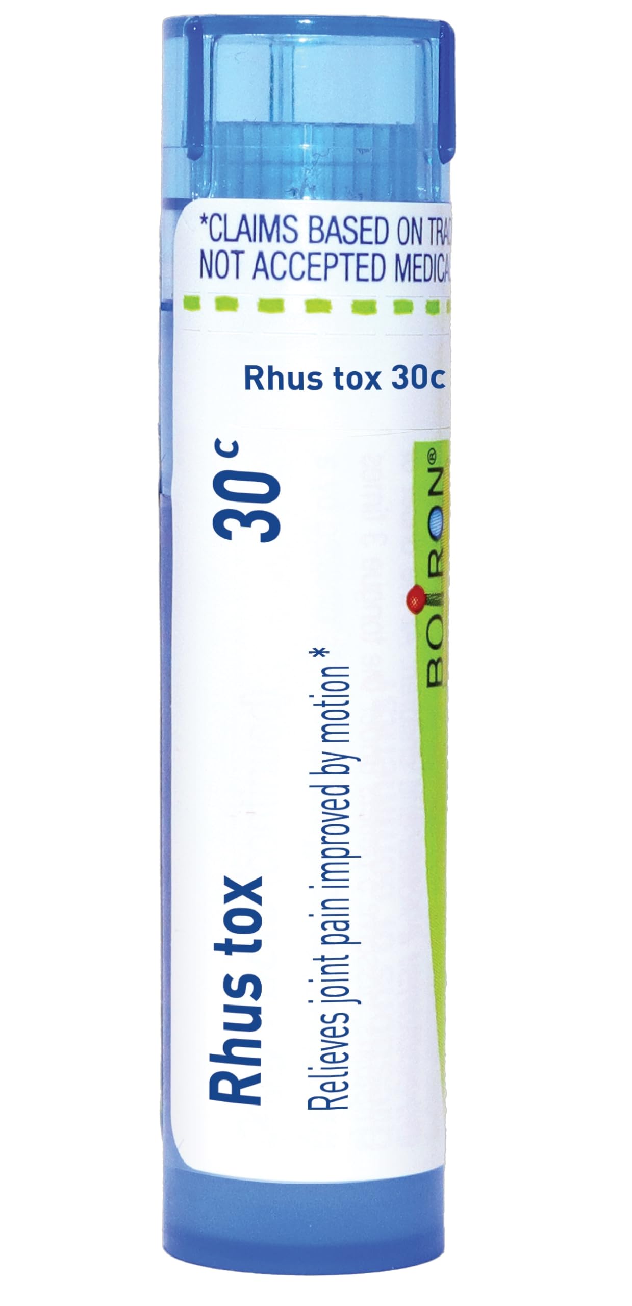 Boiron Rhus Toxicodendron 30C granules fondent sous la langue, usage pratique.