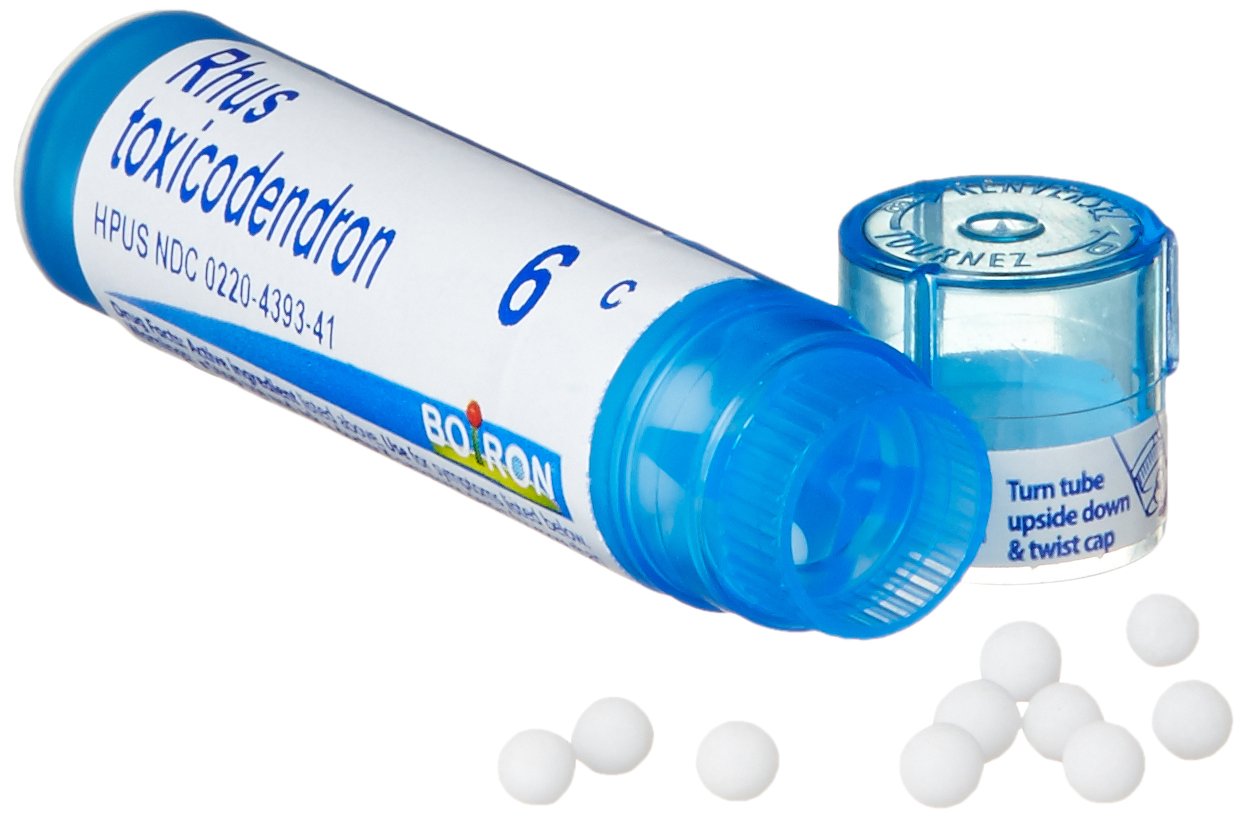 Boiron Rhus Toxicodendron 6C – flacons compacts, transport facile