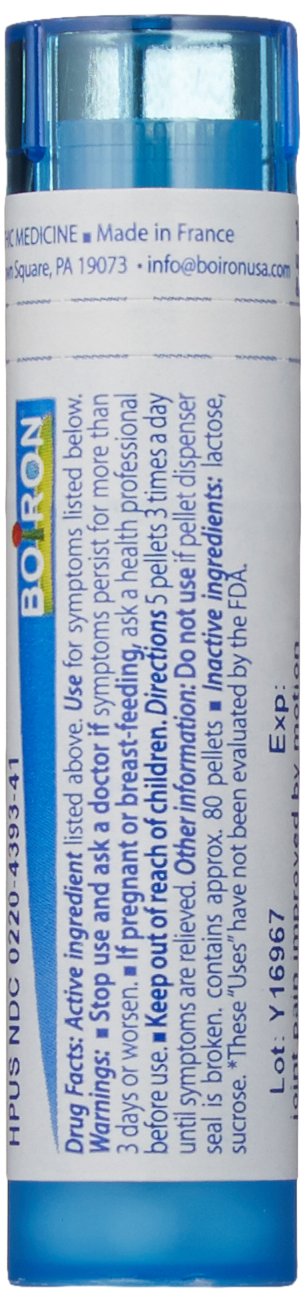 Boiron Rhus Toxicodendron 6C – perles a dissolution rapide pour le soutien des articulations