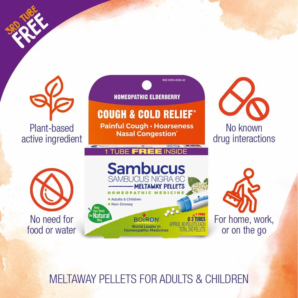 Boiron Sambucus 6C – utilisation adultes et enfants