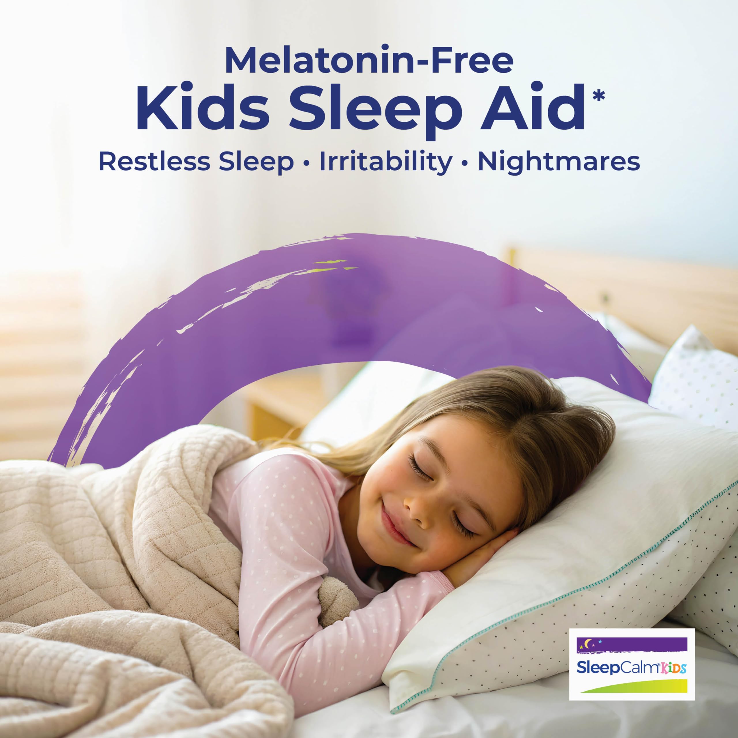 Boiron SleepCalm Kids : design doux et rassurant.
